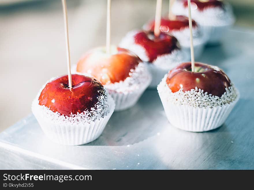 Red and White Cupcakes