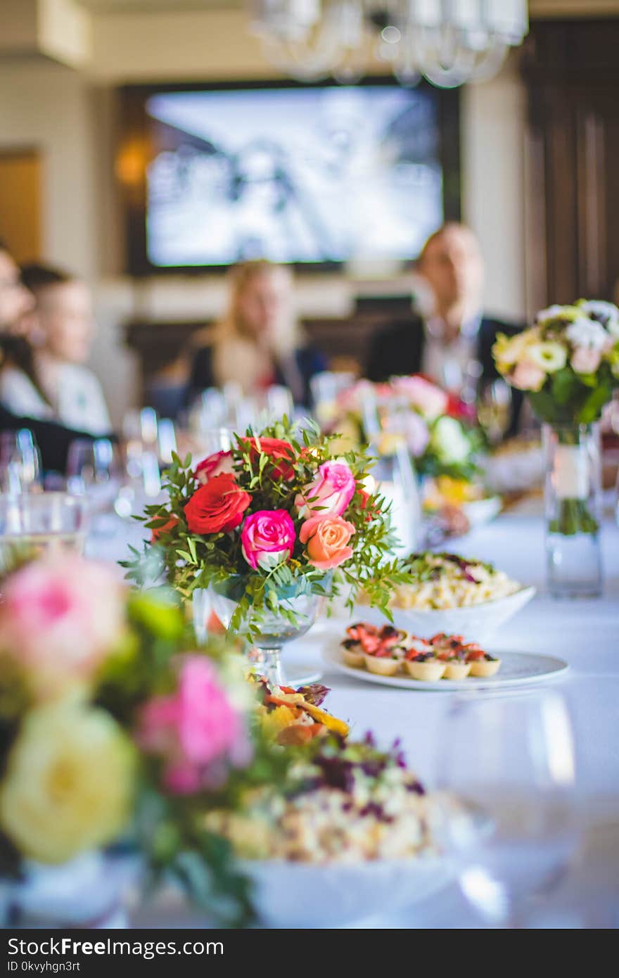 Selective Focus Photography of Flower on Table