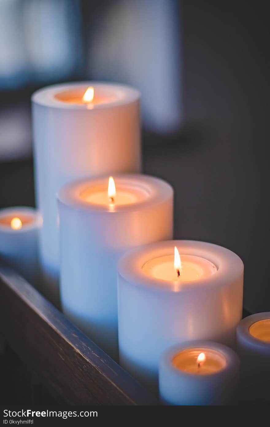 Selective Focus Photography of Candles