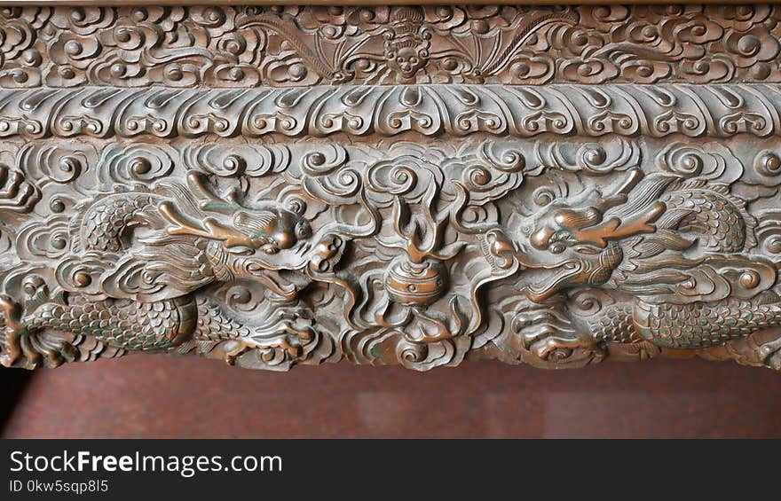 Stone Carving, Relief, Carving, Metal