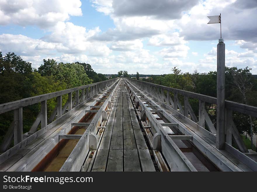 Track, Transport, Bridge, Sky