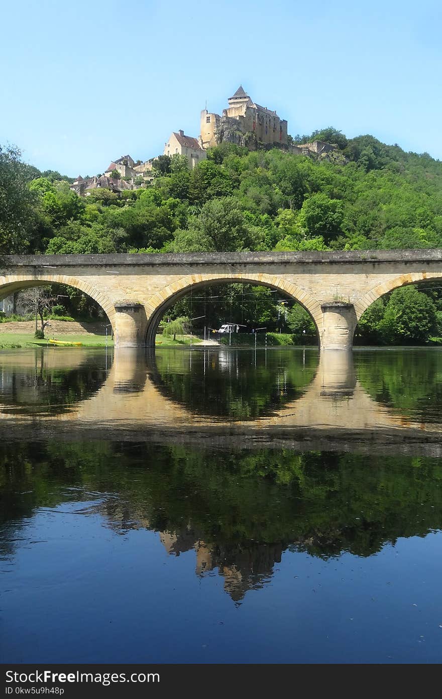 Reflection, Waterway, Bridge, Nature