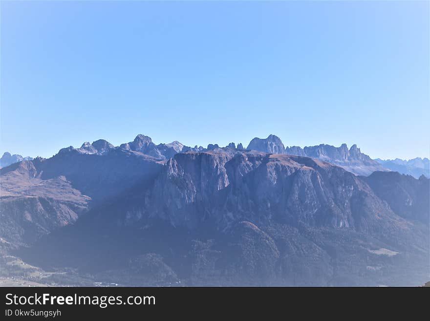 Mountainous Landforms, Mountain Range, Sky, Mountain