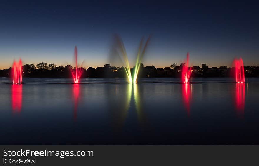 Reflection, Water, Sky, Light