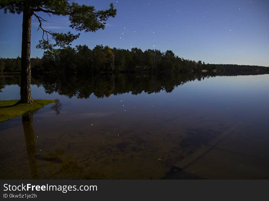 Reflection, Water, Nature, Sky