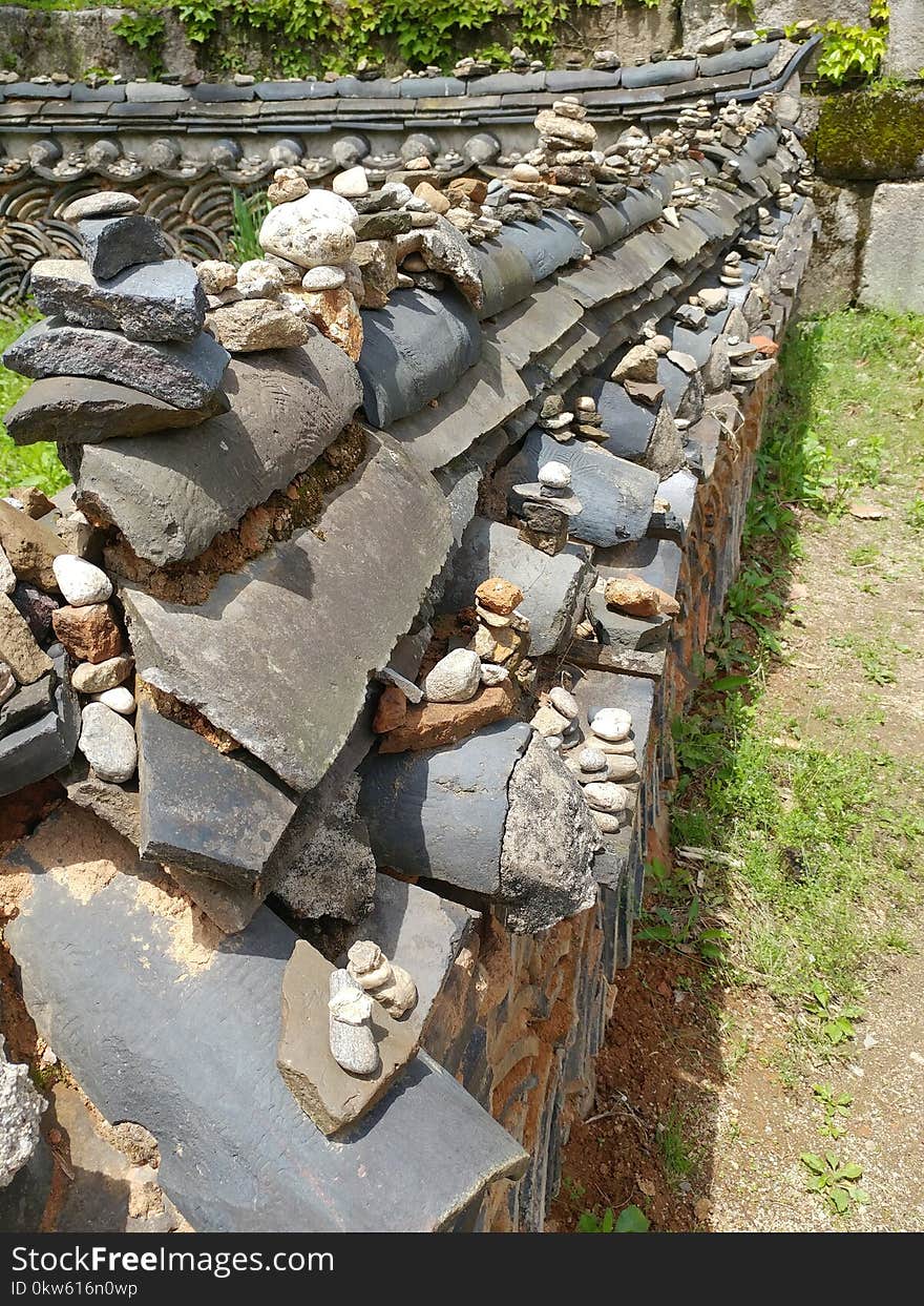 Wall, Stone Wall, Rock, Walkway