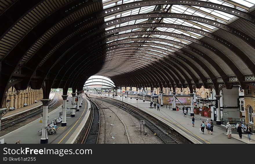 Track, Train Station, Metropolitan Area, Transport