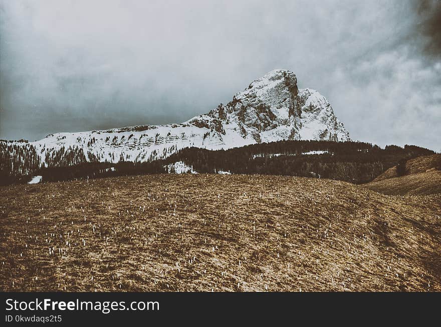 Snow Filled Mountain