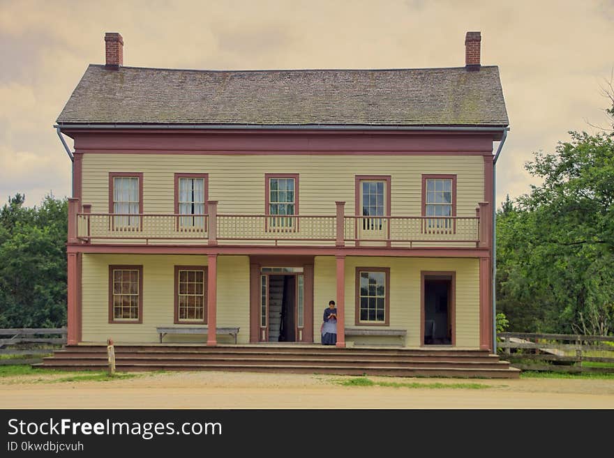 Brown Wooden House