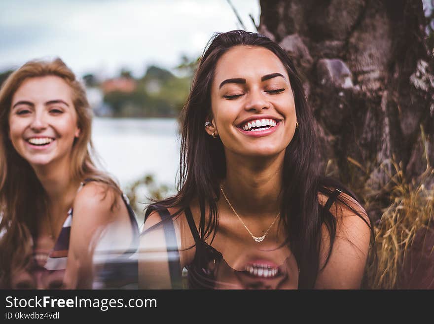 Two Women Smiling