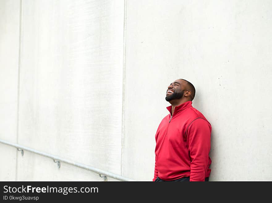 African American Man Smiling.