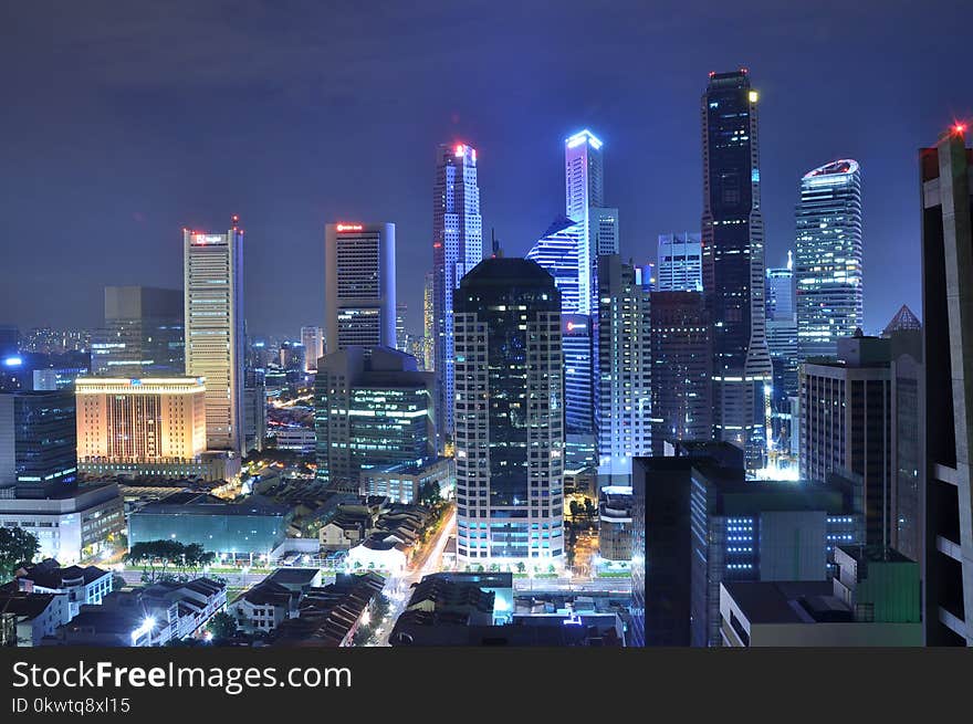 Top View of City Buildings