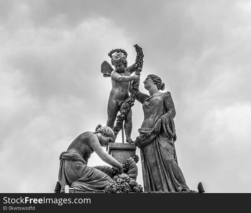 Cherub Statuette