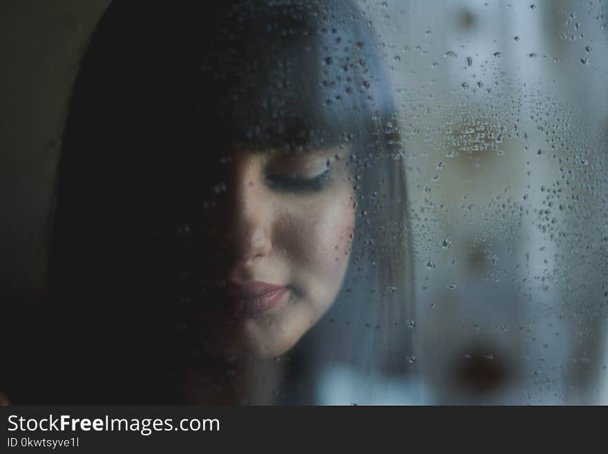 Woman in Black Hair