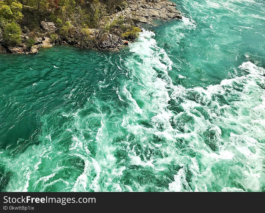 Aerial Photography of Seashore