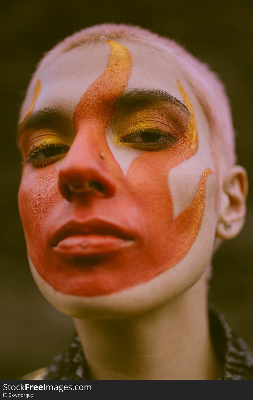 Fire Face Paint