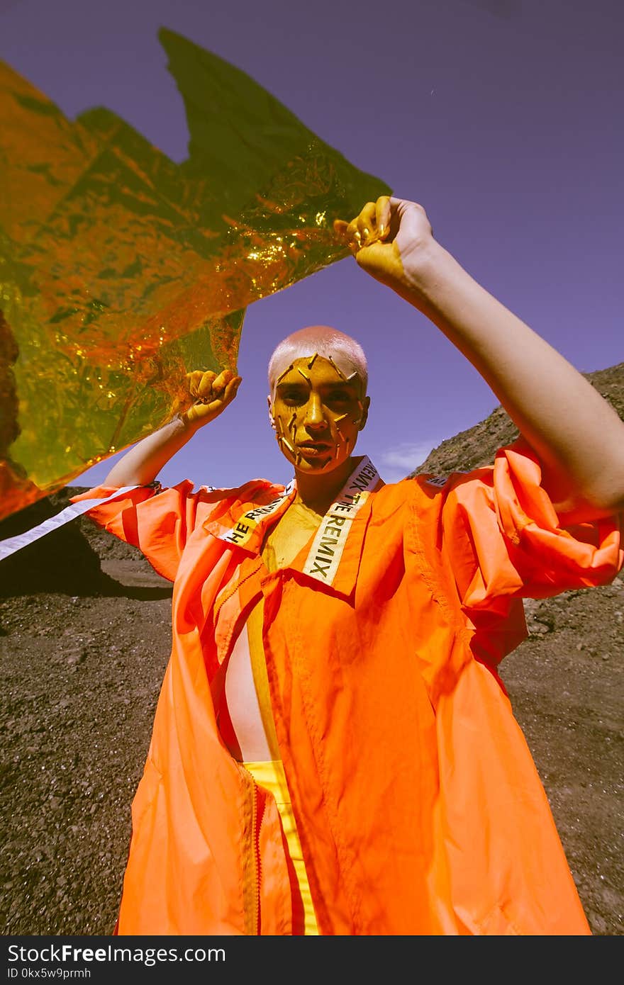 Women&#x27;s Orange Dress