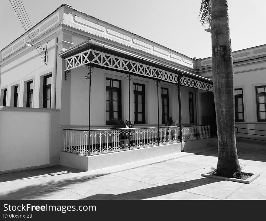 Landmark, Black And White, Infrastructure, Building