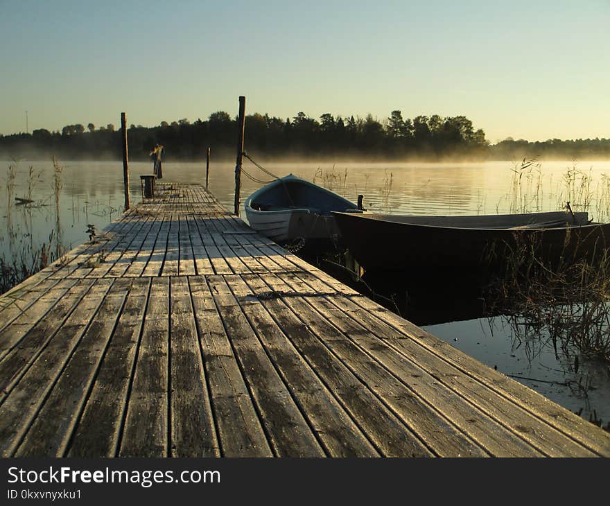 Dock, Reflection, Pier, Water