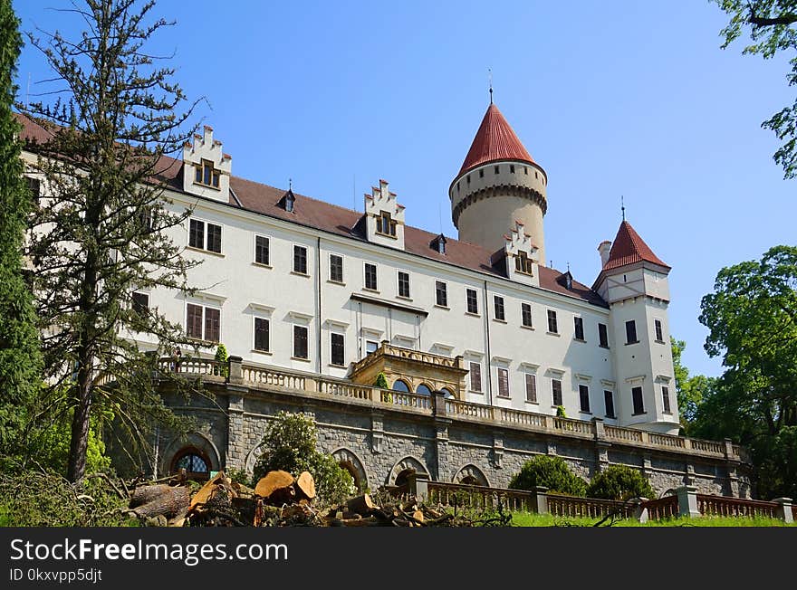 Château, Landmark, Building, Estate