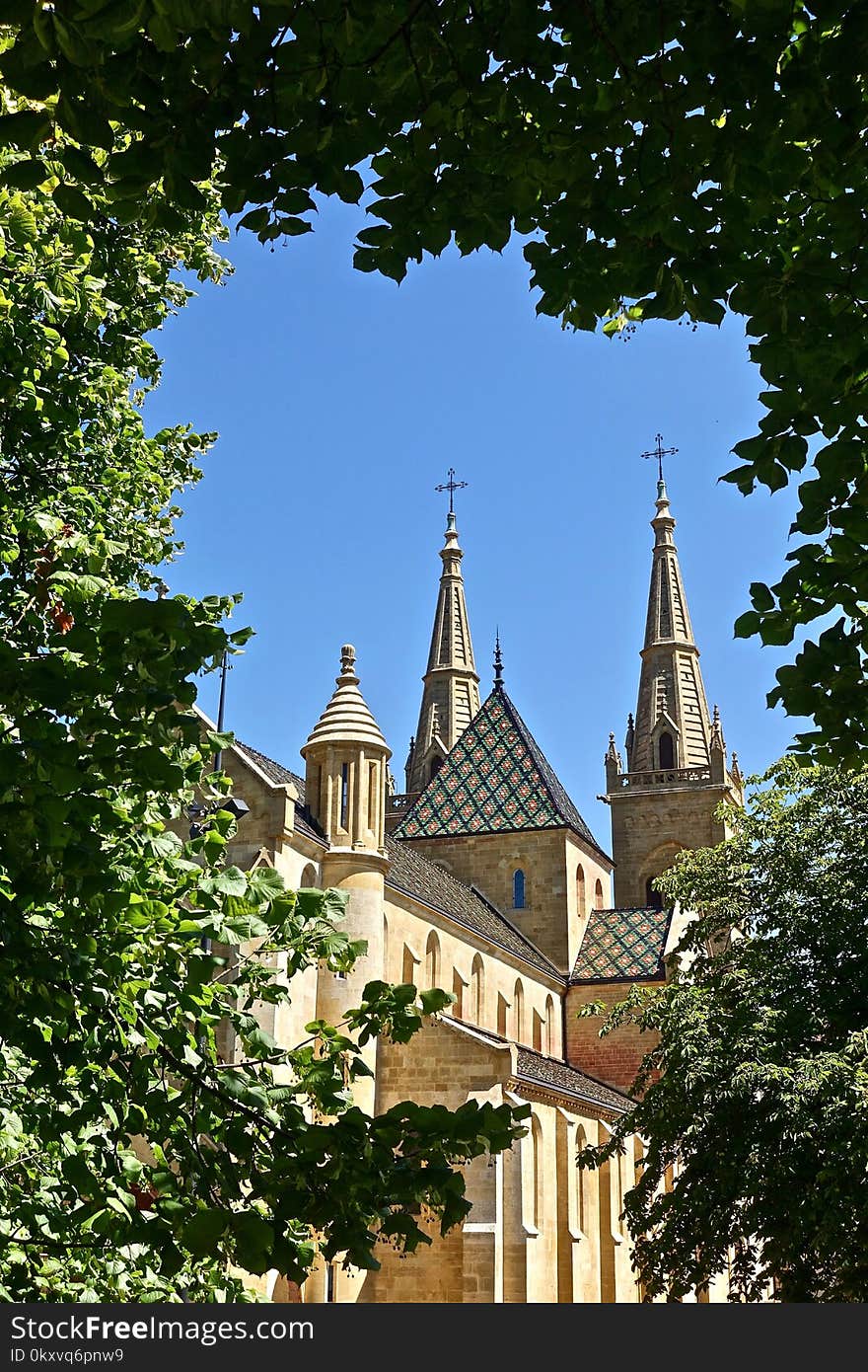 Landmark, Sky, Spire, Steeple