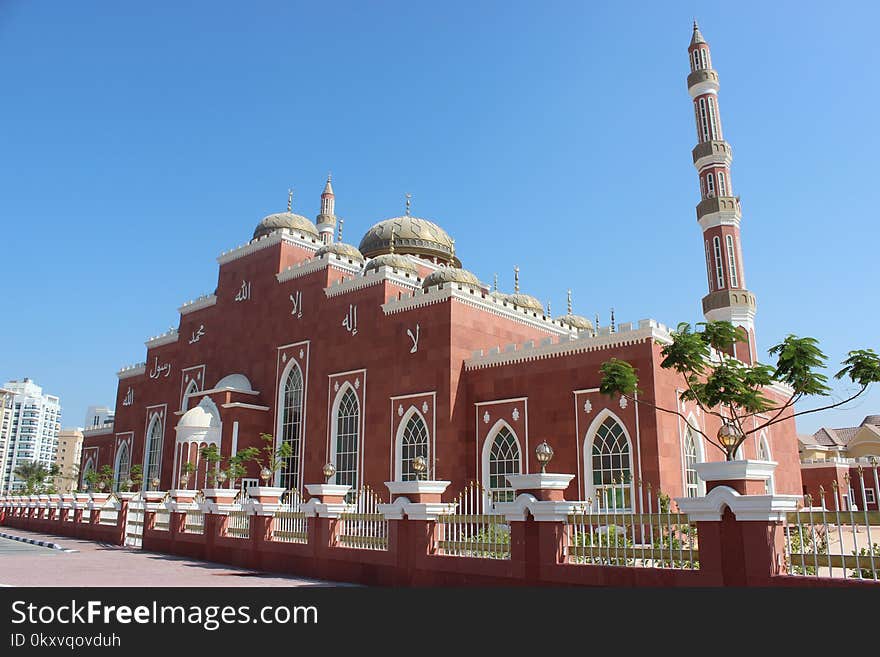 Mosque, Landmark, Place Of Worship, Building