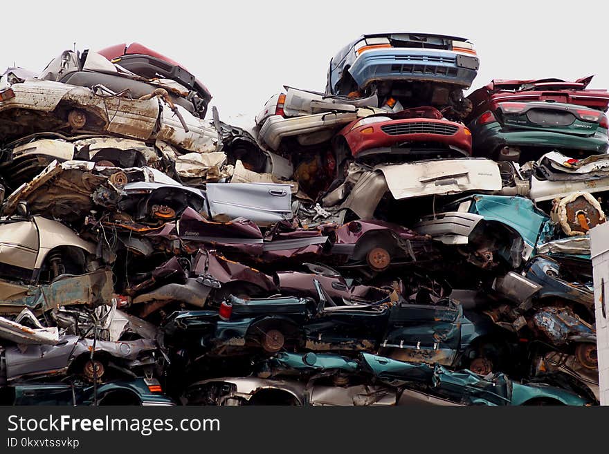 Motor Vehicle, Scrap, Car, Waste