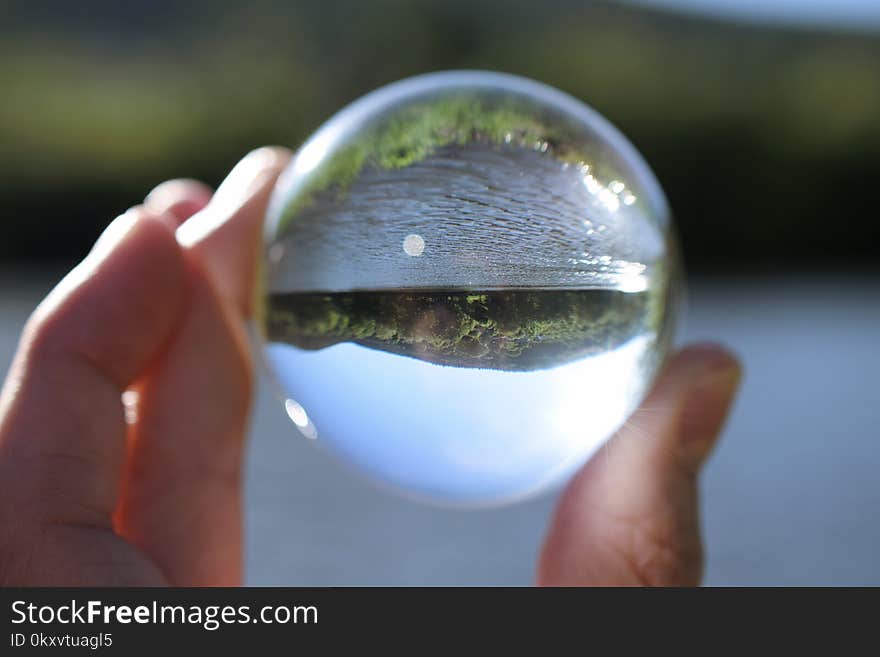 Water, Close Up, Sphere, Macro Photography