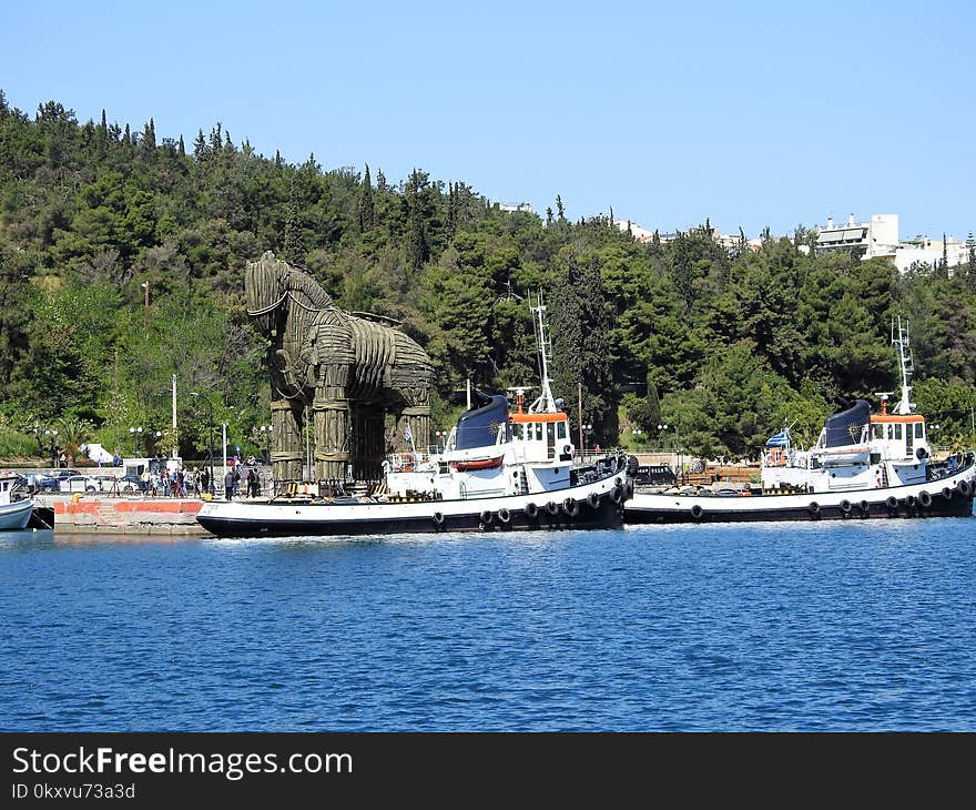 Waterway, Water Transportation, Tugboat, Boat