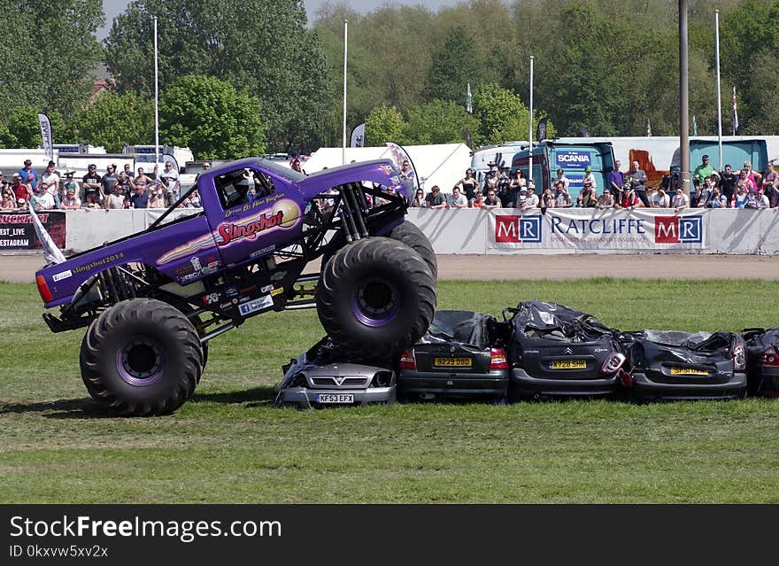 Car, Monster Truck, Vehicle, Auto Racing