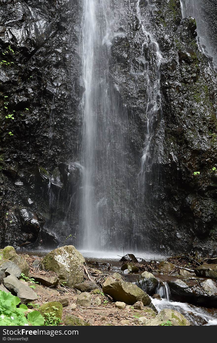 Waterfall, Water, Nature, Body Of Water