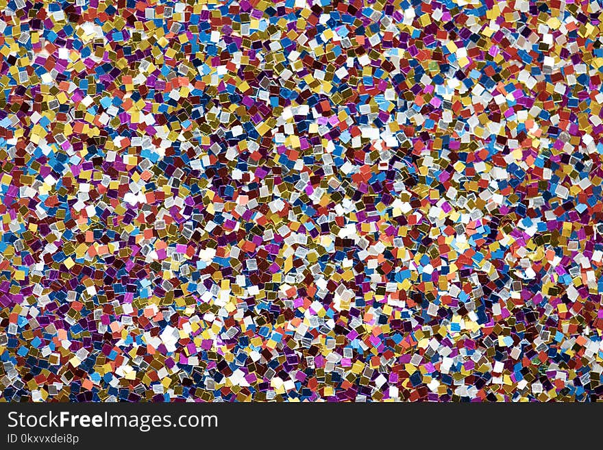 Crowd, Confetti, Festival, Material