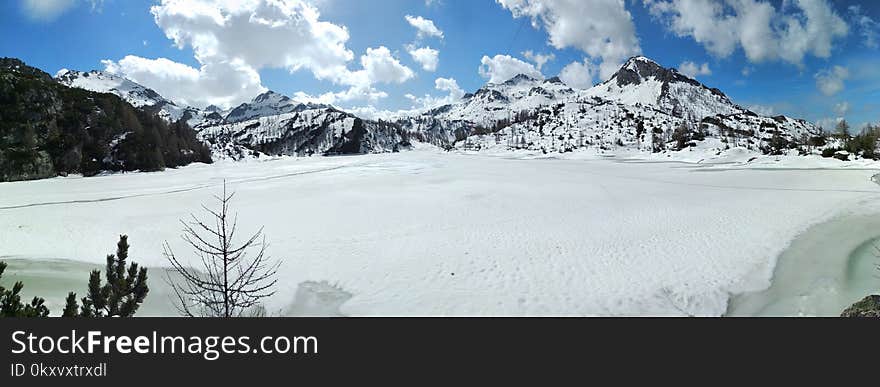 Mountainous Landforms, Mountain Range, Mountain, Sky