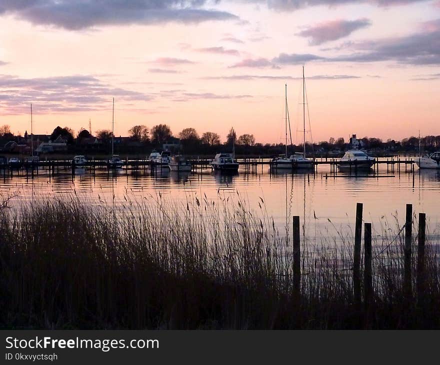 Sky, Waterway, Water, Reflection