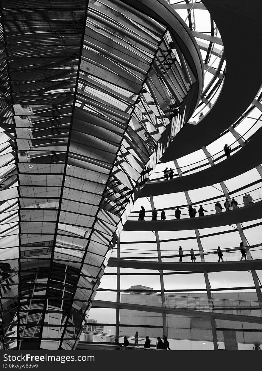 Landmark, Black And White, Structure, Building