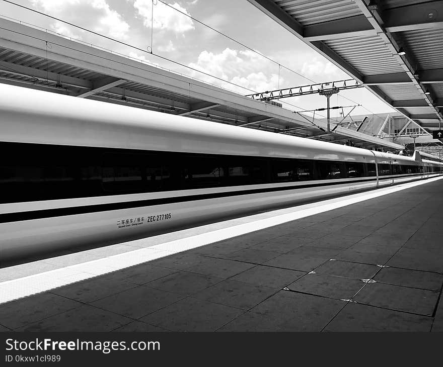 Train Station, High Speed Rail, Track, Transport