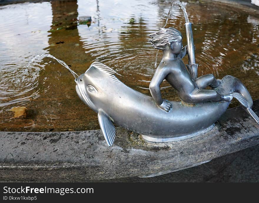 Water, Sculpture, Statue, Water Feature