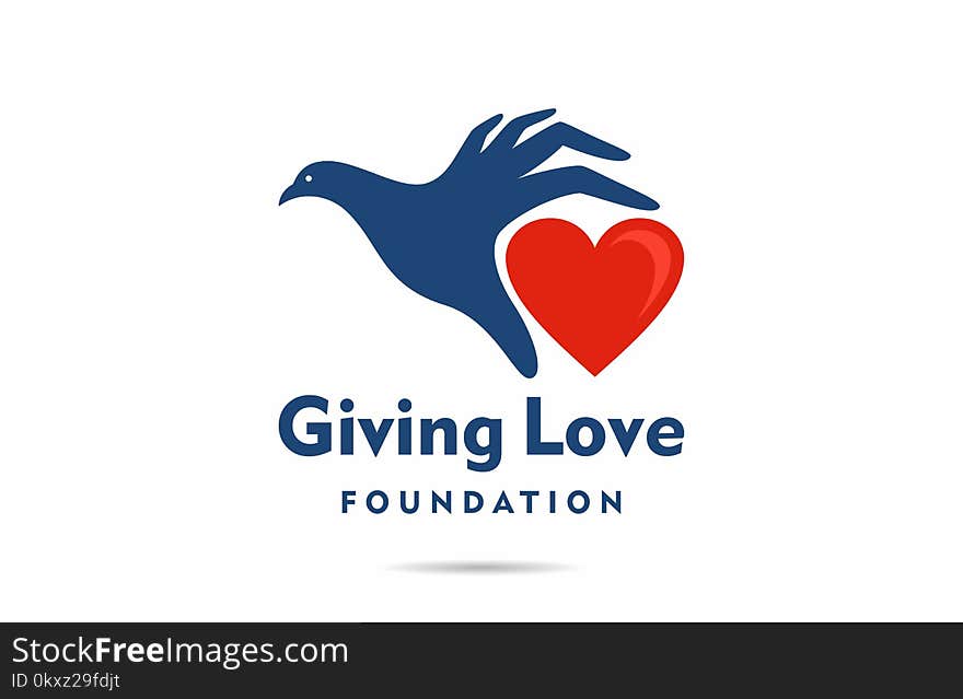 Concept design a illustration vector of giving love foundation Logo Designs. Isolated on white background. Concept design a illustration vector of giving love foundation Logo Designs. Isolated on white background.