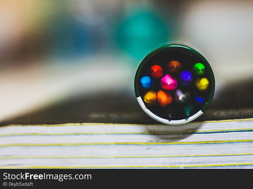 Closeup Photo of Coloring Pens