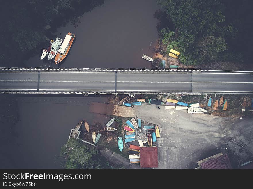 Aerial View of Bridge