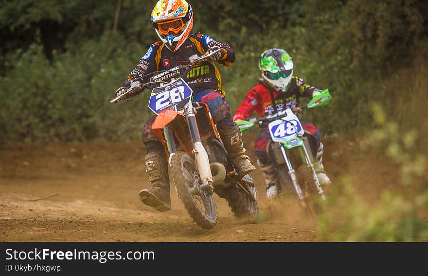 Two Dirt Bikers