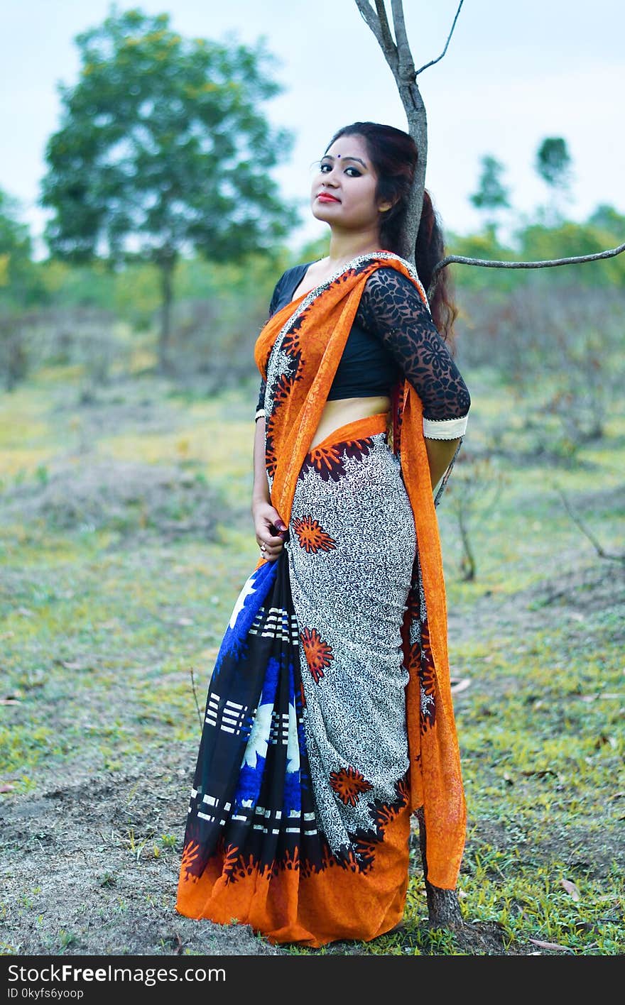 Abdomen, Trunk, Sari, Girl