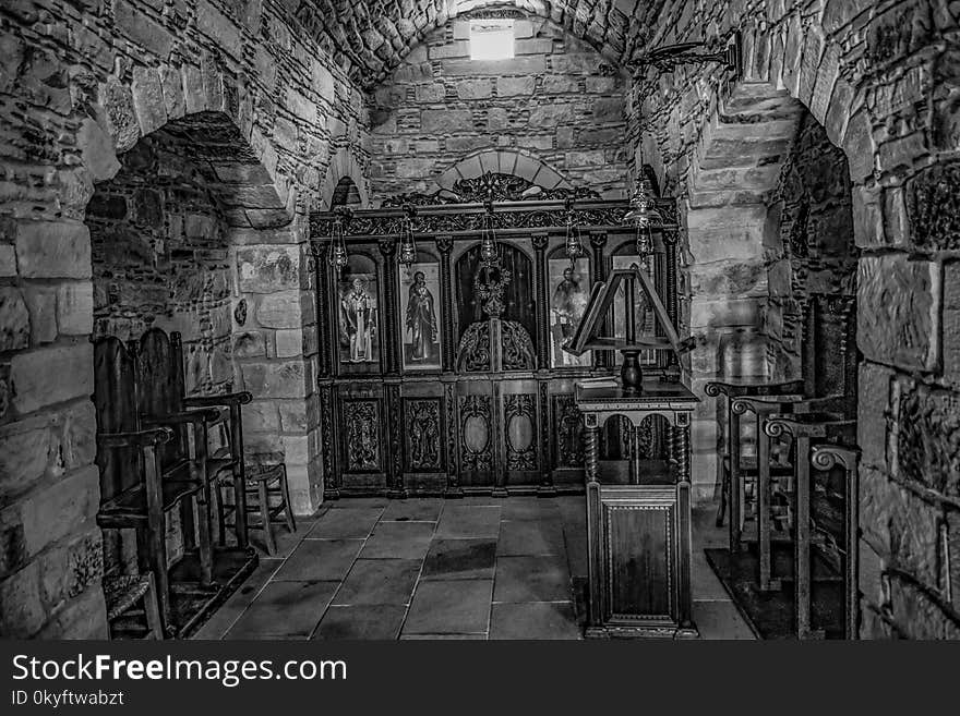 Black And White, Monochrome Photography, Medieval Architecture, Arch