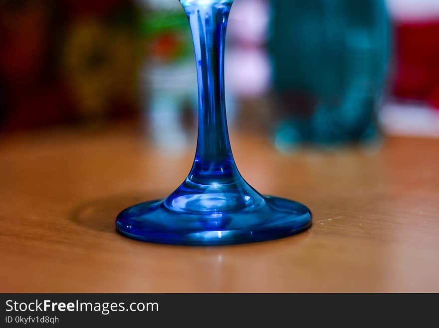 Blue, Glass, Cobalt Blue, Wine Glass