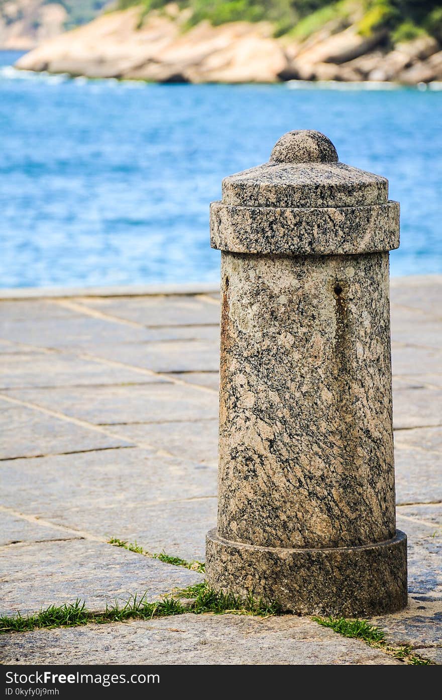 Sea, Rock, Coast, Wood