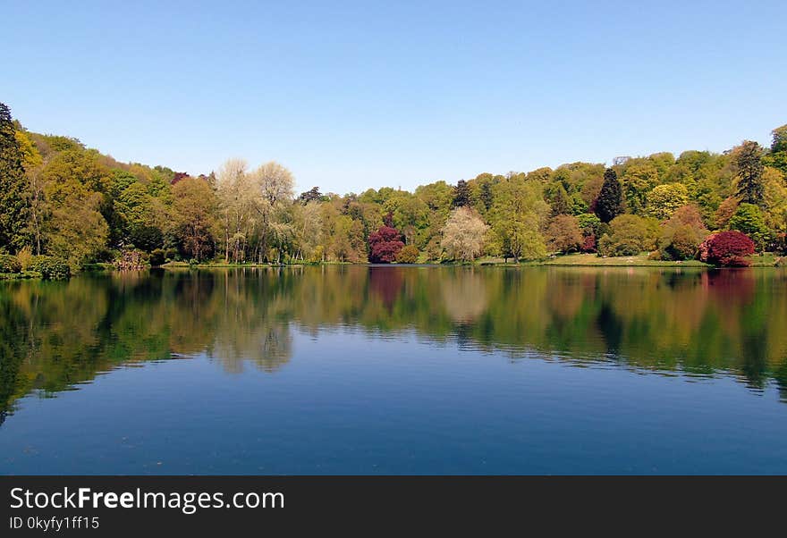 Reflection, Water, Nature, Lake