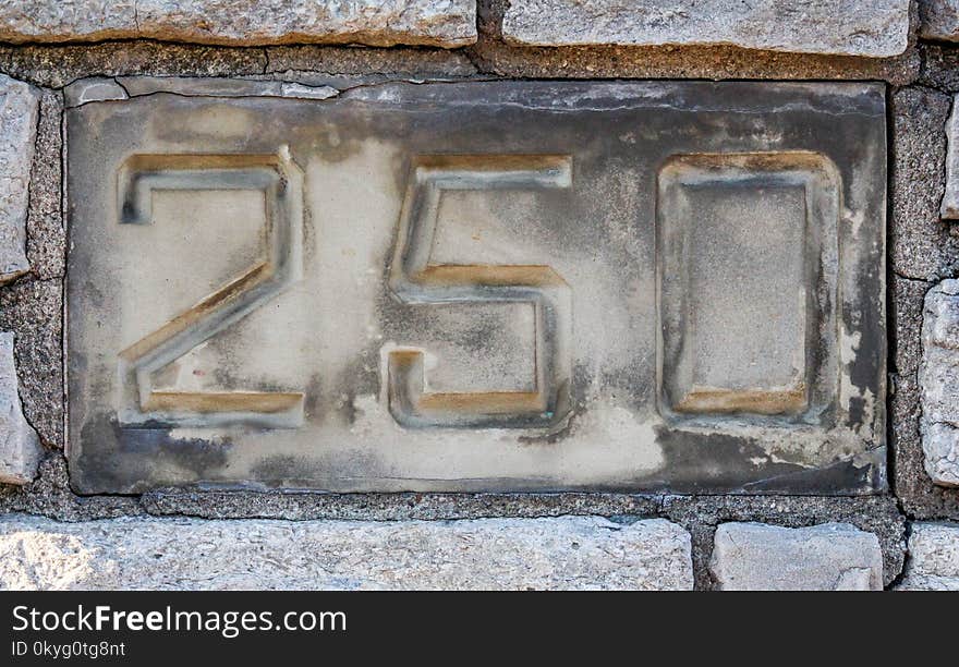 Wall, Metal, Stone Carving, Brickwork