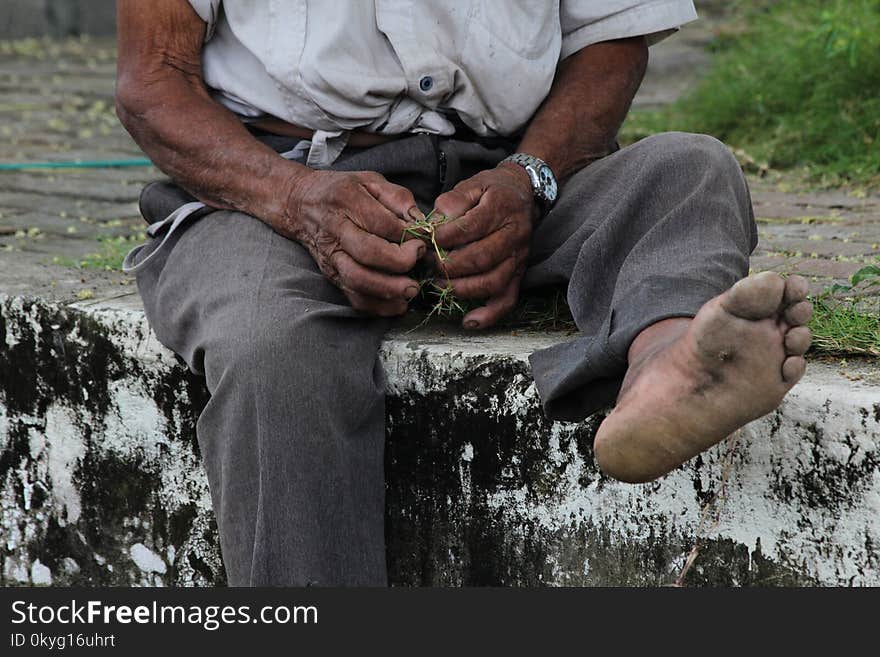 Soil, Water, Hand