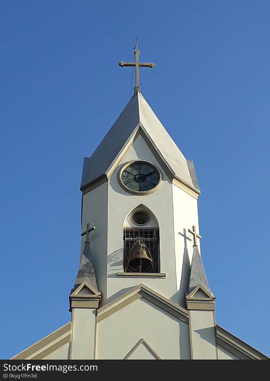 Sky, Church Bell, Steeple, Building