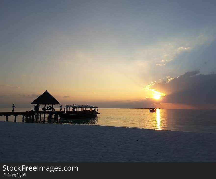 Horizon, Sky, Sea, Sunrise